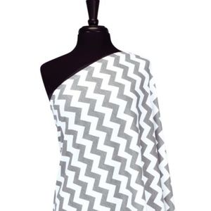 Itzy Ritzy Nursing Scarf- Grey